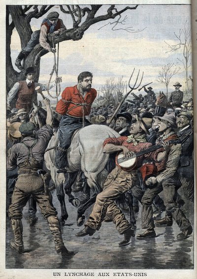 Een lynchpartij van een man beschuldigd van de moord op een 13-jarig meisje in Deweyville, Kentucky, VS - In 