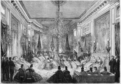 Een muzikale avond georganiseerd door prinses Mathilde Bonaparte (1820-1904) door French School
