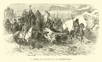 Een stam van Galliërs op expeditie door French School