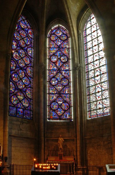 Een uitzicht op de Kapel van de Martelaren door French School