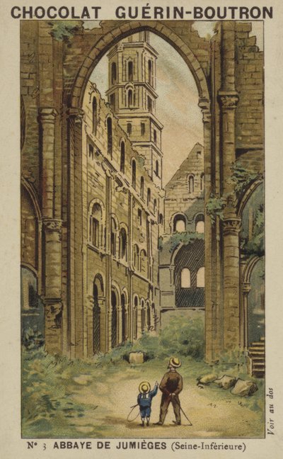 Abbaye de Jumièges, Seine-Inferieure door French School