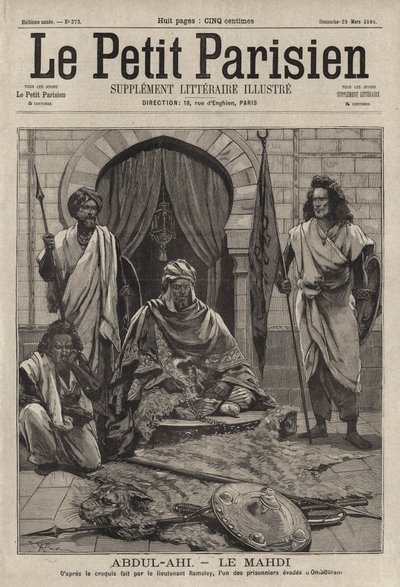 Abdallahi ibn Muhammad, opvolger van de Mahdi, Islamitische heerser van Soedan door French School