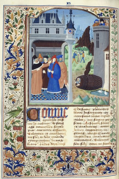 Boccaccio observeert marteling, uit 