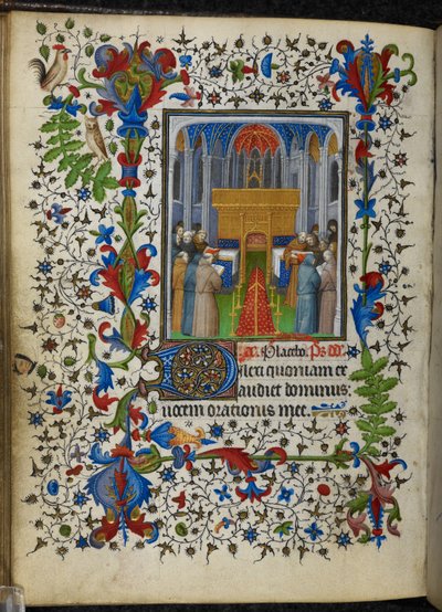 Offices van de Doden (Vespers) uit de Chevalier Hours, c.1420 door French School