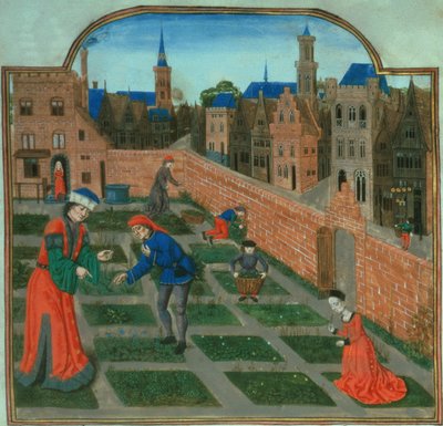 Een ommuurde stadstuin, uit 