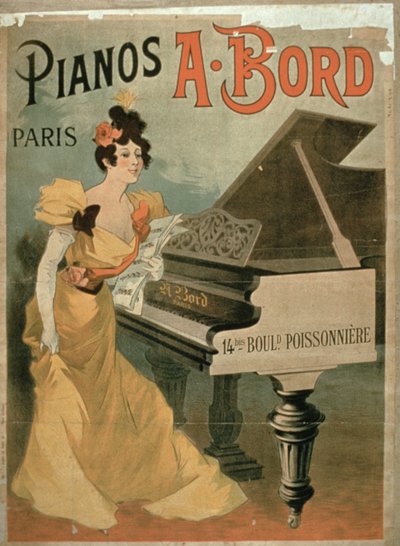 Advertentie voor A. Bord Piano