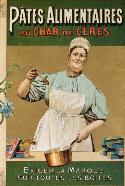 Advertentie voor Au Char de Ceres pasta, ca. 1900 door French School