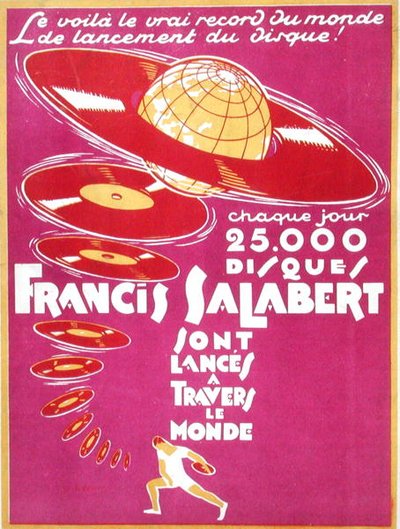 Advertentie voor Francis Salabert Disques door French School