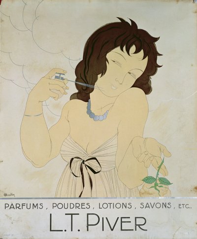 Advertentie voor L.T. Pivert ca.1900, ontworpen door Ourtin door French School