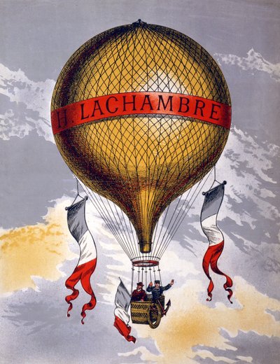 Advertentie voor Ballonnen Gemaakt door H. Lachambre, 1880-1900 door French School