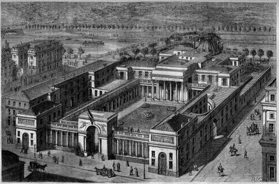 Luchtfoto van het Palais de la Légion d