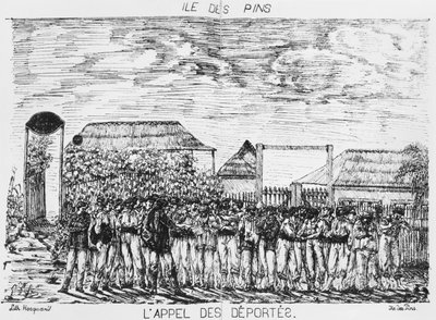 Album van het Isle of Pines, appèl van de gedeporteerden, 1878-79 door French School