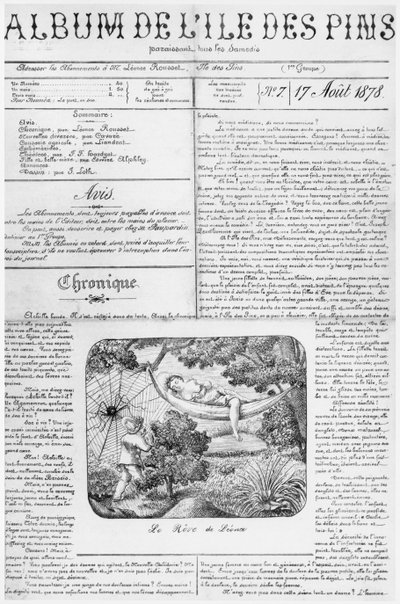 Album van het Isle of Pines, titelpagina, 17 augustus 1878 door French School