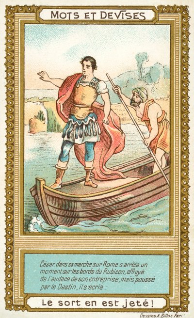 Alea iacta est (De teerling is geworpen) door French School