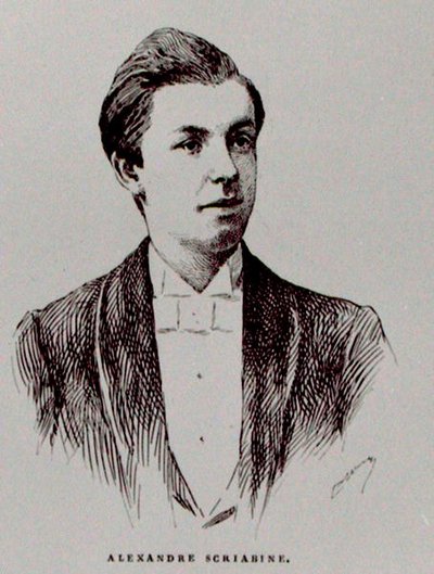 Aleksandr Nikolaievitch Skriabine (1872-1915), illustratie uit 