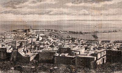 Algiers - Algerije - gravure in 