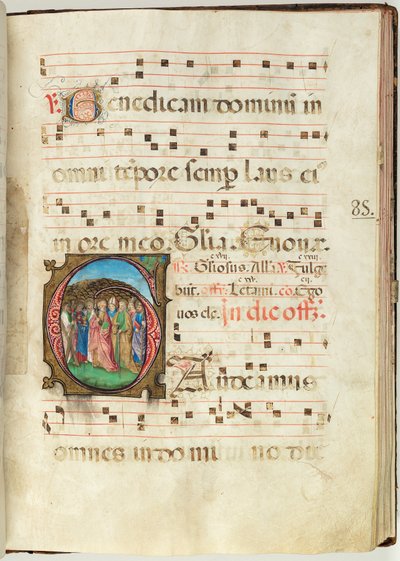 Allerheiligen, Gradual f.85 door French School