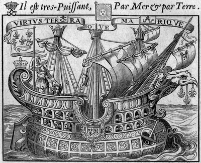 Allegorie van Franse macht: 