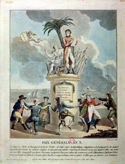 Allegorie van de Vrede van Amiens, 1802 door French School