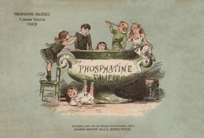 Alfabet De La Phosphatine Falieres (kleur litho) door French School