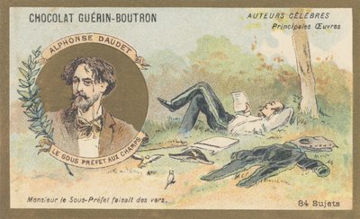 Alphonse Daudet (1840-1897), Franse schrijver en toneelschrijver, auteur van 