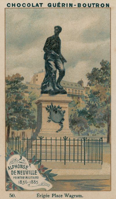 Alphonse De Neuville, Militaire Schilder, 1836-1885, Opgericht op Place Wagram door French School