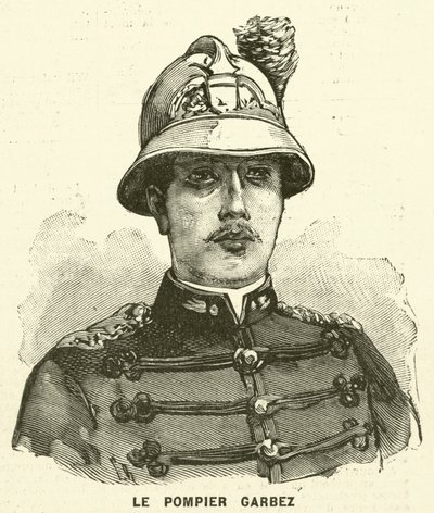 Alphonse Garbez, Franse brandweerman door French School