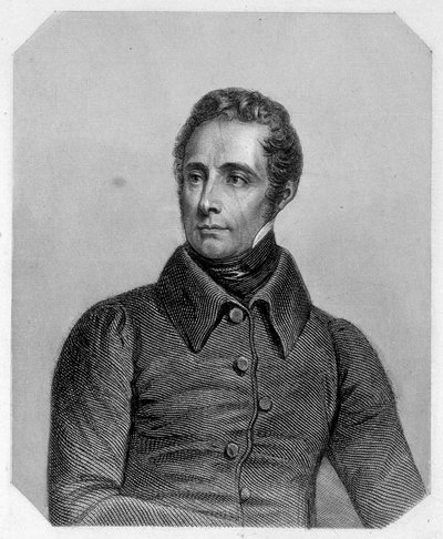 Alphonse de Lamartine, Franse dichter (1790-1869). In 