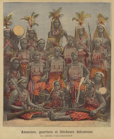 Amazones, krijgers en medicijnmannen uit Dahomey door French School