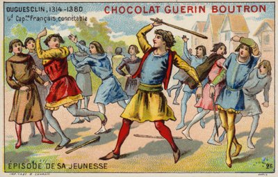 Een episode uit de jeugd van Bertrand du Guesclin, Constable van Frankrijk door French School