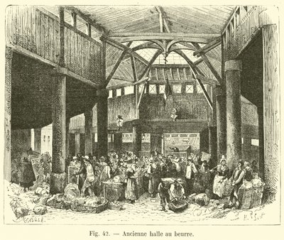 Oude botermarkt door French School