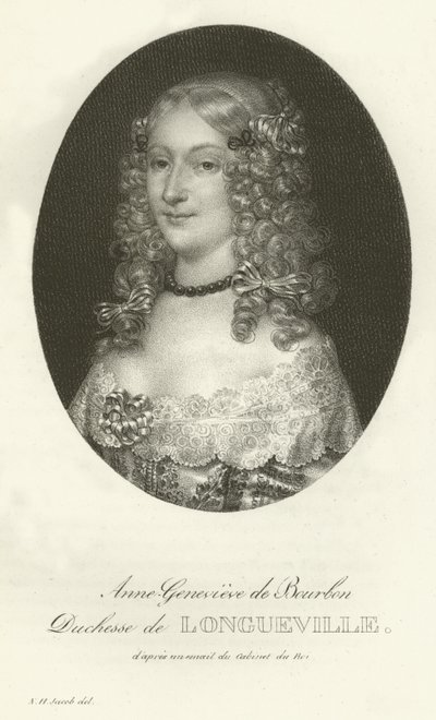 Anne-Genevieve de Bourbon, Hertogin van Longueville door French School