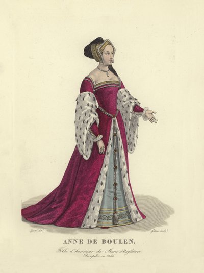 Anna Boleyn door French School