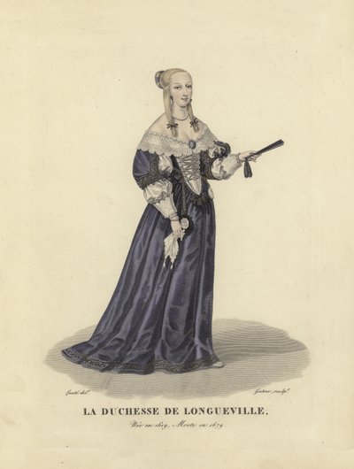 Anne Geneviève de Bourbon, hertogin van Longueville door French School