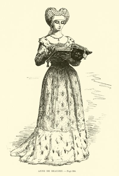 Anne de Beaujeu door French School