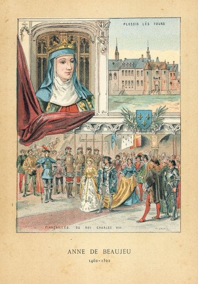 Anne de Beaujeu door French School