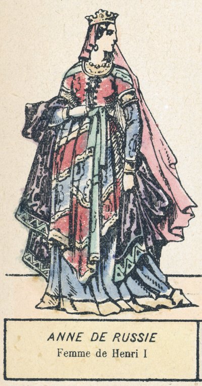 Anna van Rusland, vrouw van Hendrik I door French School