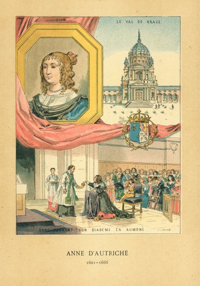 Anna van Oostenrijk door French School