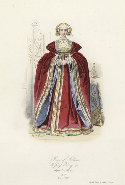 Anna van Kleef, vierde vrouw van Hendrik VIII van Engeland door French School