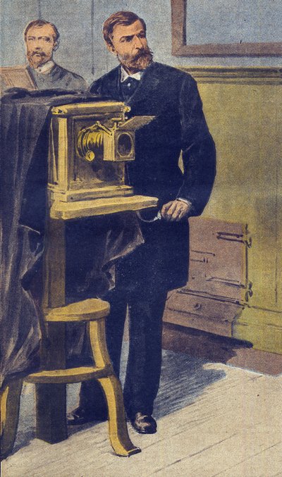 Antropometrie - Alphonse Bertillon (1853-1914) illustratie uit 