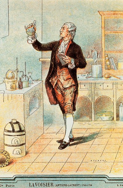 Antoine Laurent Lavoisier door French School