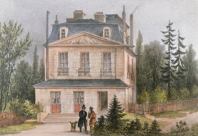 Antoine de Fourcroy in de Jardin des Plantes in Parijs door French School