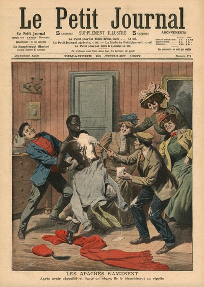 Apachen hebben plezier, illustratie uit 