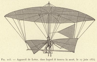 Apparaat van Letur, waarin hij stierf op 27 juni 1854 door French School