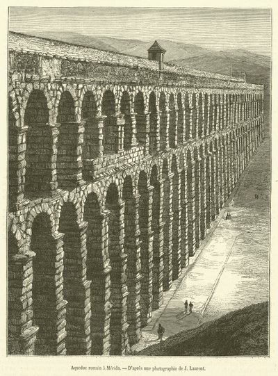 Romeins aquaduct in Merida door French School
