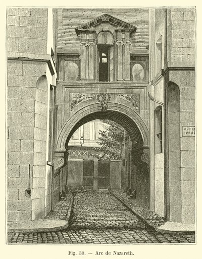 Boog van Nazareth door French School