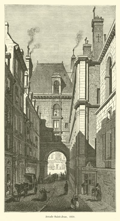 Arcade Saint-Jean, 1830 door French School