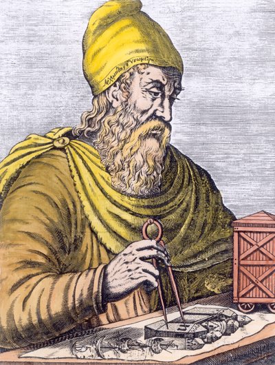 Archimedes (287-212 v.Chr.) door French School