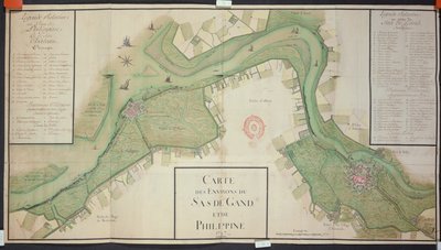 Gebied rond Sas van Gent en Philippine, Nederland door French School