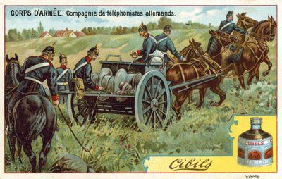 Legerkorps - Duitse telefoonmaatschappij door French School